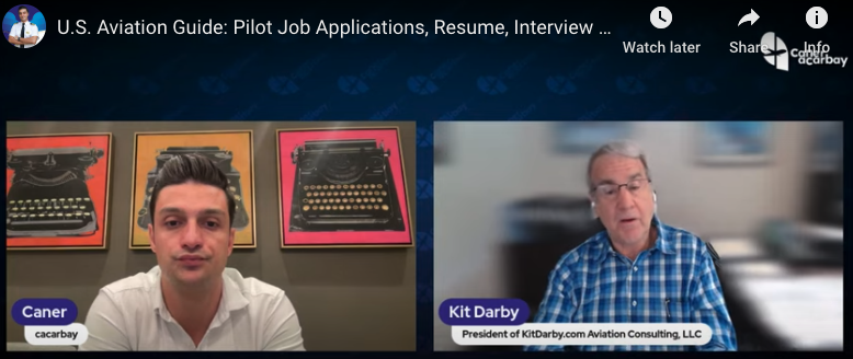 U.S. Aviation Guide: Pilot Job Applications, Resume, Interview Prep – #AviationTalk with Kit Darby